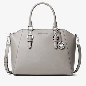Michael Kors Ciara Large Saffiano Leather Satchel